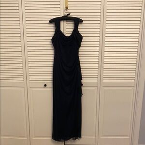 Alex Evenings Blue Tiered Gown for Cocktail